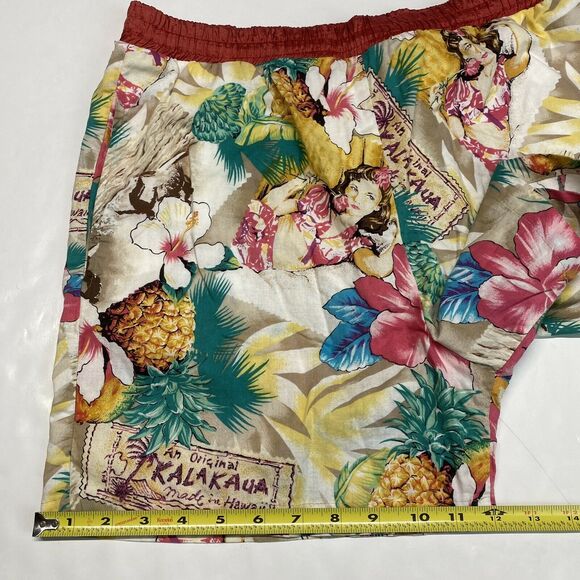Patrick Einhorn Hawaiian Swim Shorts Sz Medium Mens Beach Trunks Tropical USA - Picture 5 of 11
